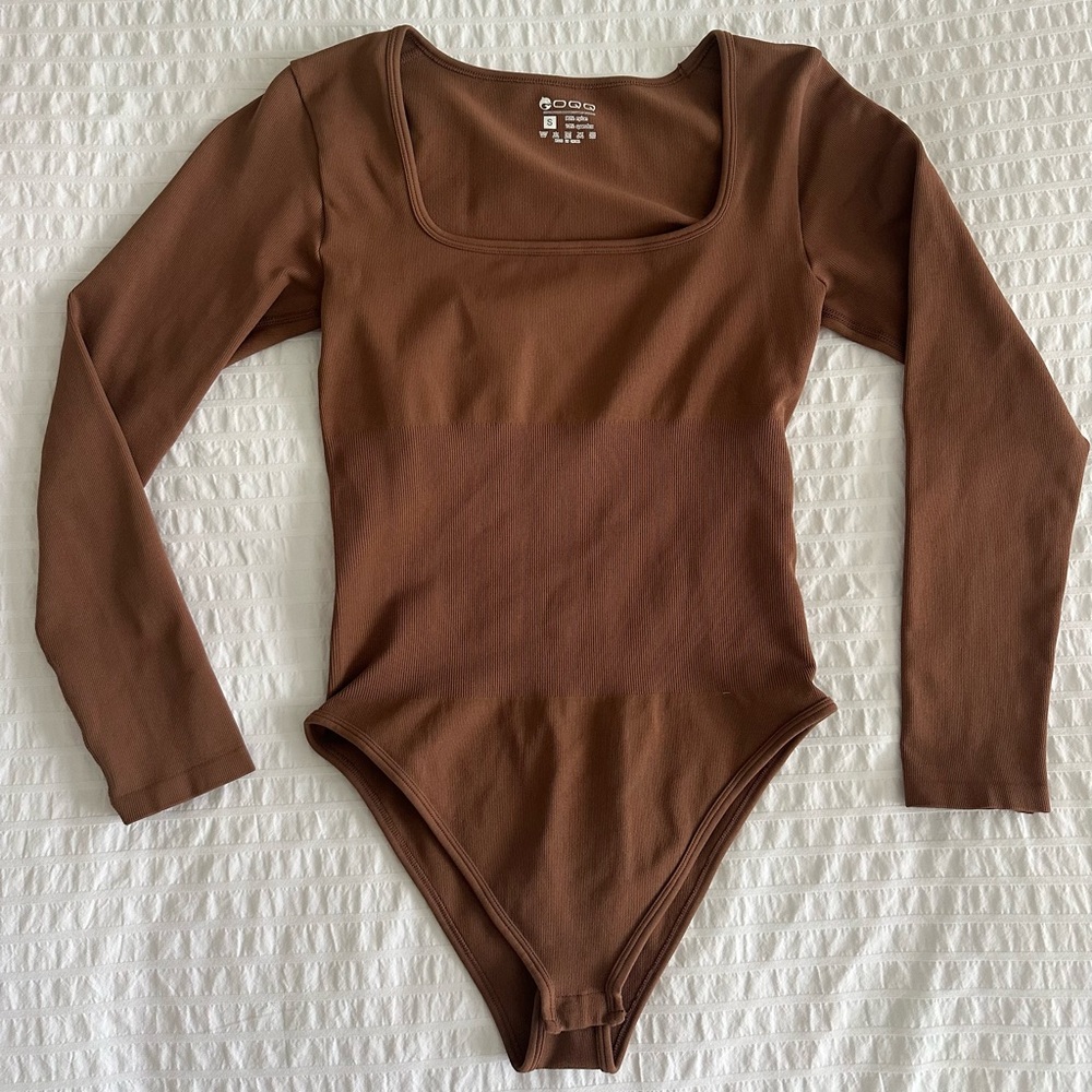 Amazon Brown Long Sleeve Bodysuit